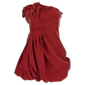 Magda Butrym Women Asymmetrical Dress With Pleats